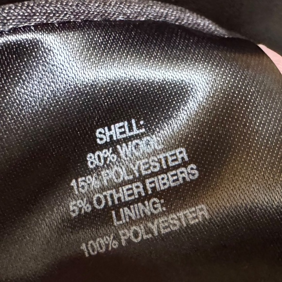 NWT Elie Tahari Marla Wool Blend Belted Lined Coat Size Large - Picture 8 of 9